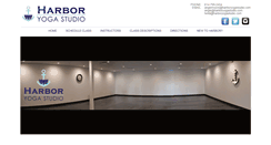 Desktop Screenshot of harboryogastudio.com